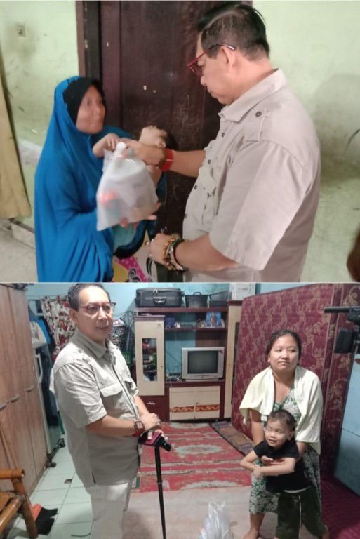 Sambut Imlek 2577, Wong Chun Sen Kunjungi Penderita Stunting di Medan
