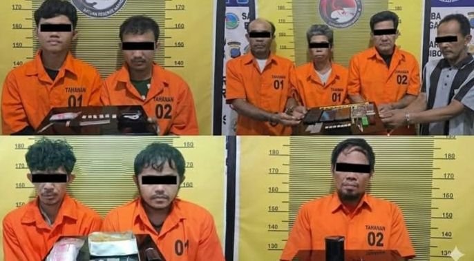 Polres Sibolga Sikat 9 Pelaku Peredaran Narkoba dari 4 Kasus
