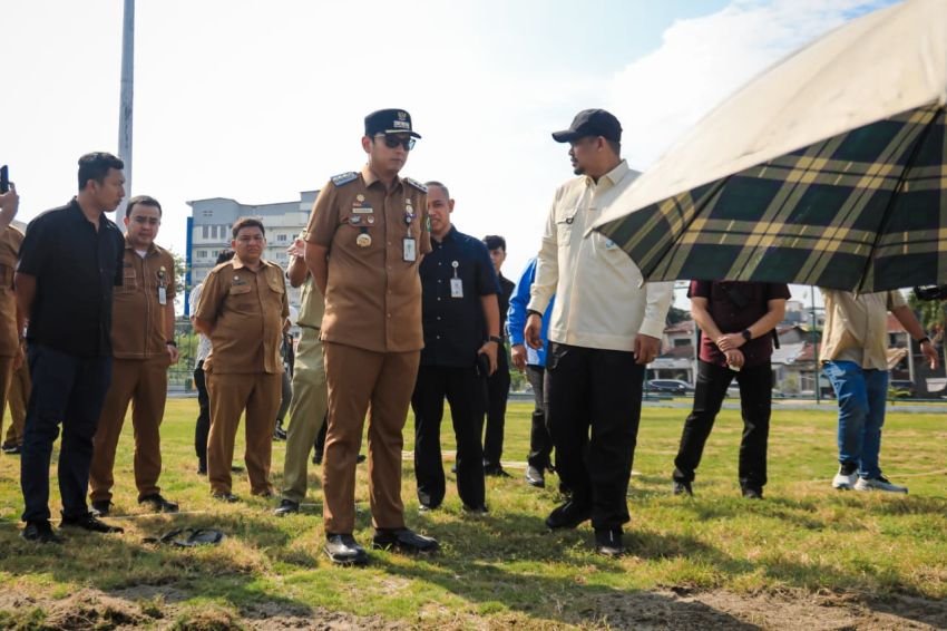 Medan Siap Tempur Piala AFF 2026, Lapangan Kebun Bunga Jadi Opsi Latihan Elite, Wali Kota Tinjau Langsung!