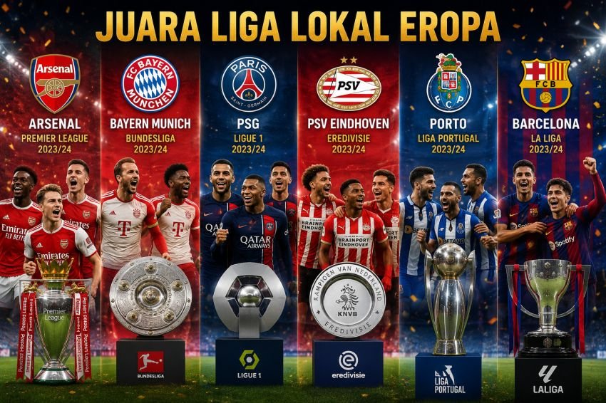 Arsenal Lengkapi Daftar Juara Liga Elite Eropa 2025/2026