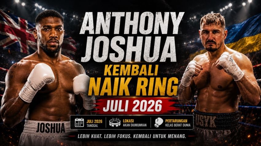Bangkit dari Tragedi, Anthony Joshua Kembali Naik Ring Juli 2026