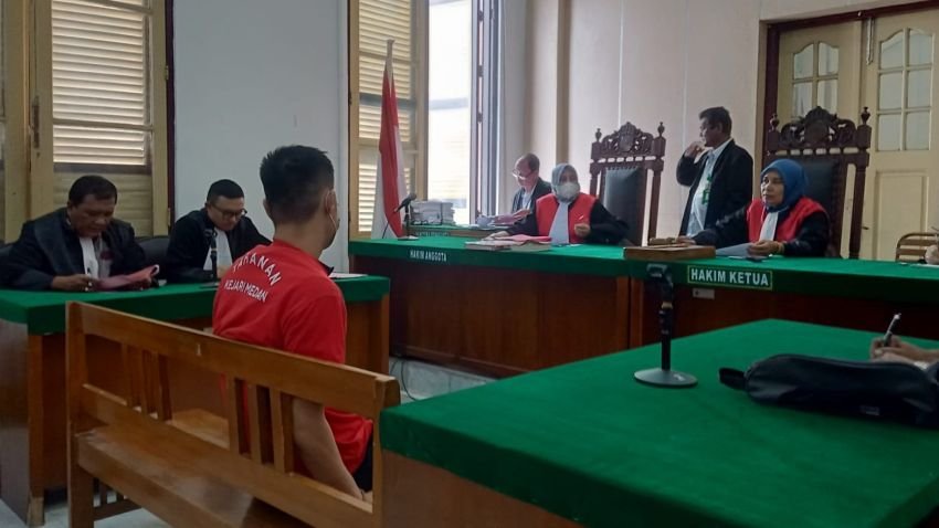 Bunuh Guru Zumba di Medan, Residivis David Chandra Dituntut 13 Tahun Penjara