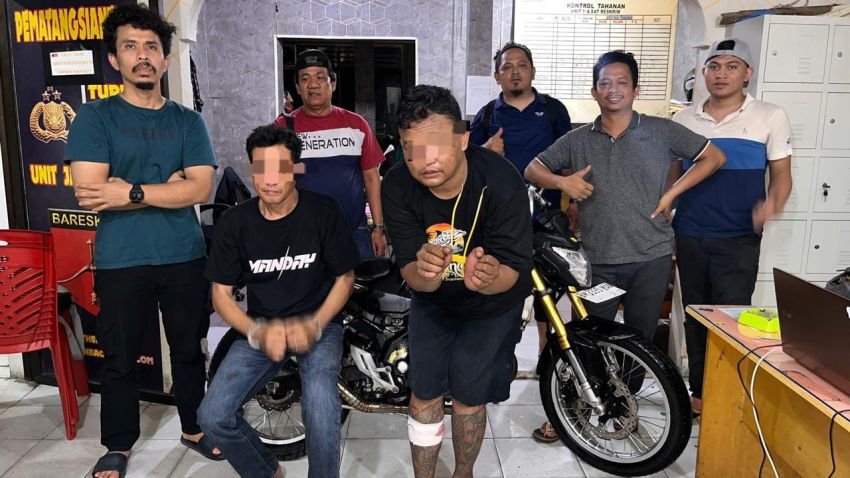 Polisi Tembak Pelaku Curanmor Kendaraan Dinas Prajurit TNI Kodim Simalungun
