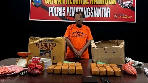 Pemuda Asal Simalungun Simpan 7 Kg Ganja, Sebut Pemasok yang Kini Buron