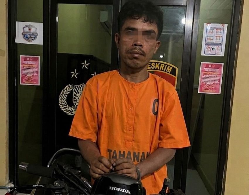 Satreskrim Polres Tapteng Bekuk Pelaku Curanmor untuk Kelima Kalinya
