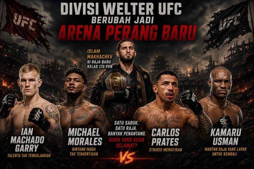 Empat Calon Lawan Makhachev, Siapa Paling Layak Perebutkan Sabuk Welter UFC?