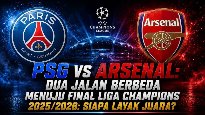 PSG vs Arsenal: Dua Jalan Berbeda Menuju Final Liga Champions 2025/2026: Siapa Layak Juara?