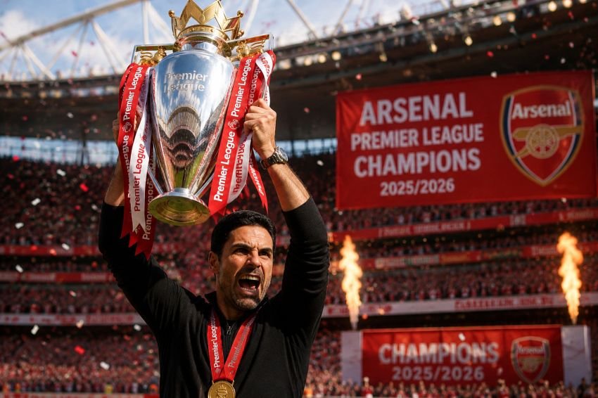 Mikel Arteta Emosional Arsenal Juara Liga: Ini Untuk Mereka yang Bekerja Tanpa Terlihat