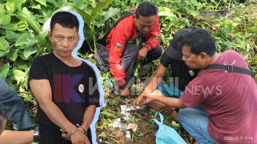 Polisi Sita Belasan Paket Sabu dari Residivis di Simalungun