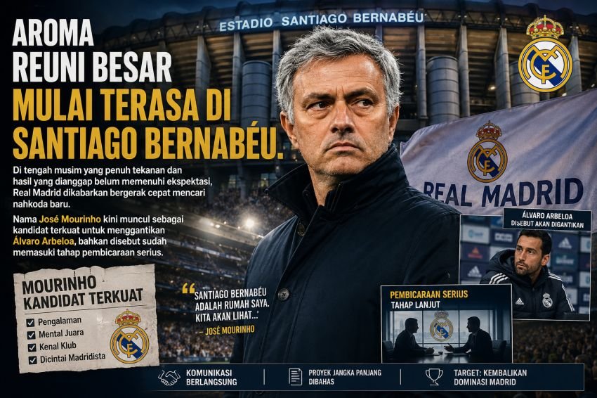 Mourinho Kembali ke Bernabeu? Real Madrid Bergerak Cepat
