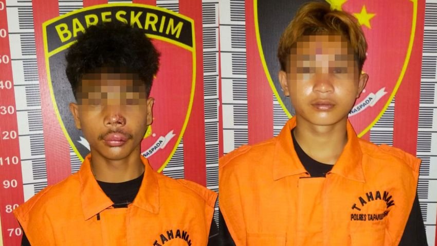 Polres Tapteng Amankan Dua Remaja Pelaku Curanmor di Kecamatan Lumut