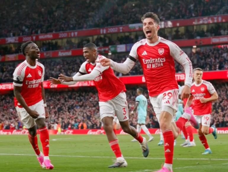 Arsenal Vs Burnley 1-0: Gol Kai Havertz Bawa The Gunners Selangkah Lagi Juara Liga Inggris