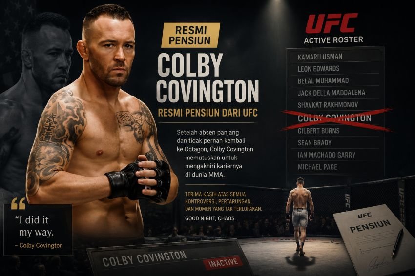 Colby Covington Tinggalkan UFC, Era &ldquo;Chaos&rdquo; Resmi Berakhir