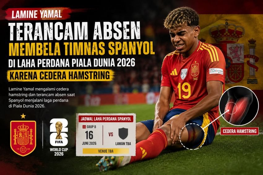 Lamine Yamal Terancam Absen Laga Pembuka Piala Dunia 2026