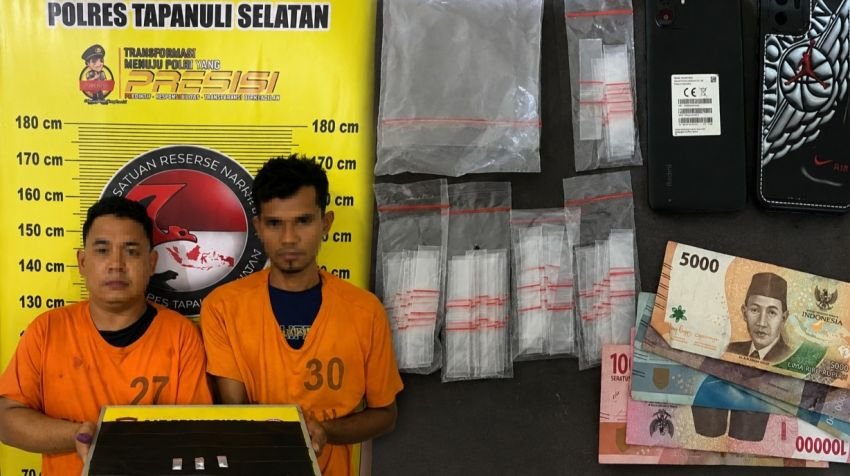 Dua Pria di Tapsel Terlibat Penyalahgunaan Sabu, Begini Kronologisnya