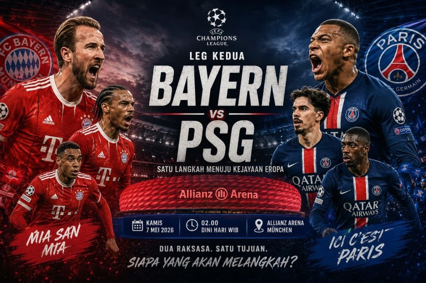 Allianz Arena Membara: Bayern vs PSG Penentuan Nasib, Siapa Tersingkir?