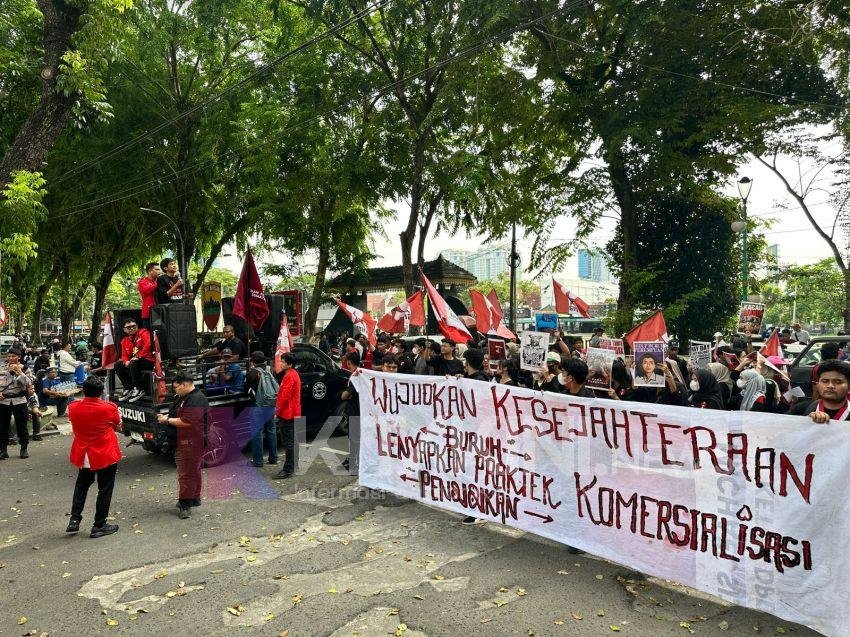 May Day 2026, GMNI Gaungkan 12 Tuntutan di DPRD Sumut