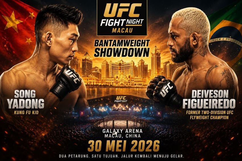 UFC Fight Night Macau: Song Yadong vs Figueiredo Diprediksi Penuh Ledakan