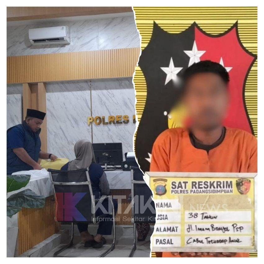 Polres Sidimpuan Tangkap Pelaku Pencabulan dan Pencurian Motor Terhadap Anak di Bawah Umur