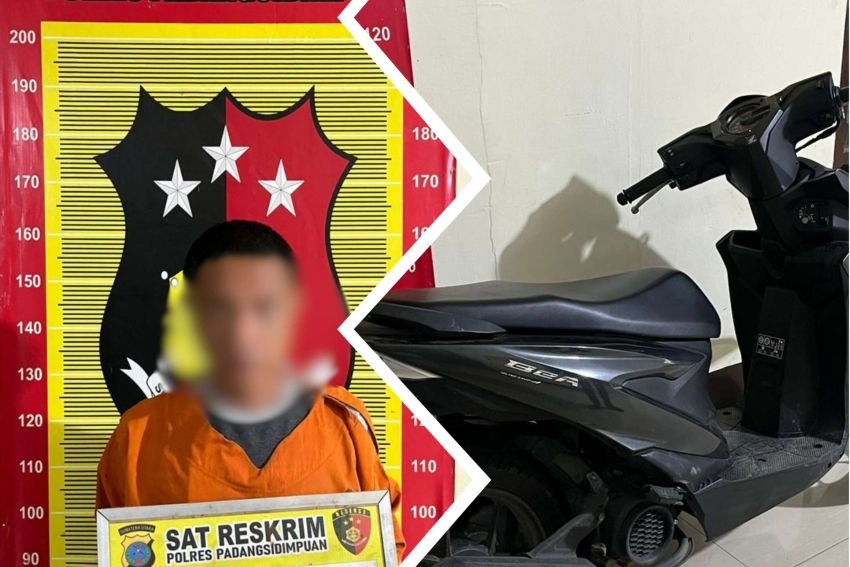 Berkat CCTV, Polres Padangsidimpuan Kembali Amankan Pelaku Curanmor