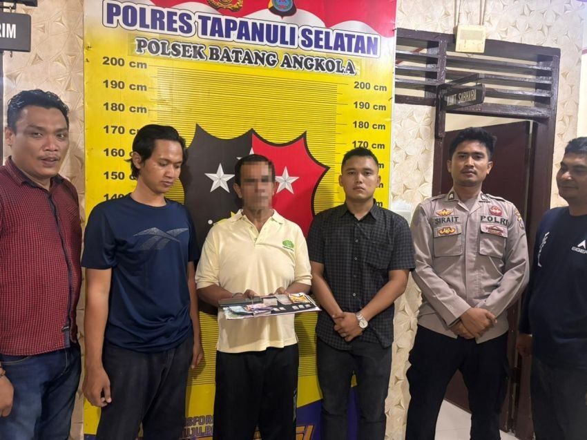 Simpan Sabu Dalam Kotak Rokok, Pria 52 Tahun Diringkus Polsek Batang Angkola