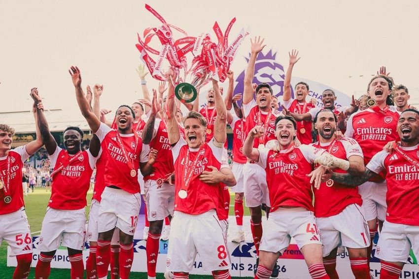 Arsenal Juara Liga Inggris dengan Cara Berbeda