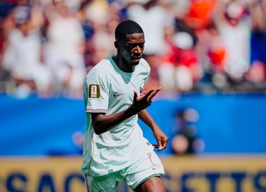 Haaland Dicadangkan, Prancis Hancurkan Norwegia 4-1 Lewat Hattrick Dembele dan Gol Doue
