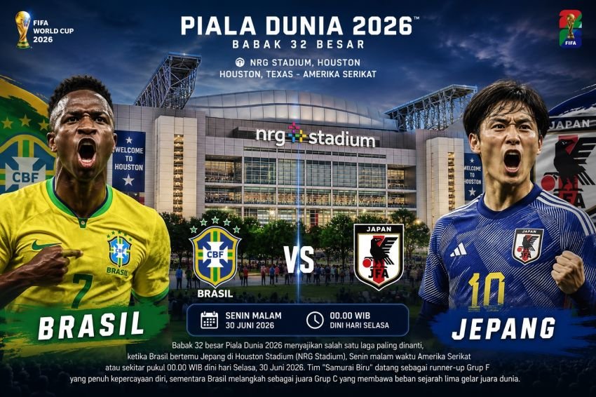 Duel Raksasa Lawan Kuda Hitam: Brasil Diuji Mental Baja Jepang
