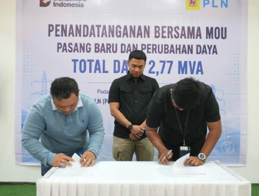 PLN UP3 Sidimpuan Lakukan MoU Pasang Baru dan Perubahan Daya