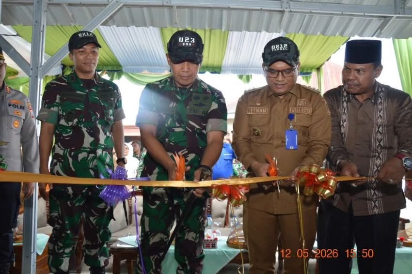 Danrem 023/KS Resmikan Dapur Sehat SPPG Losungbatu III Kodim 0212/Tapsel