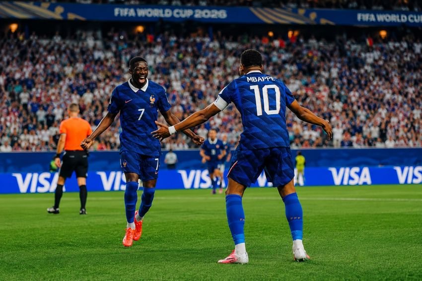 Prancis Bekuk Irak 3-0! Mbapp&eacute; Cetak Dua Gol, Antar Les Bleus Lolos