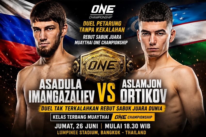 Ninja Dagestan Asadula Ditantang Petarung Muaythai Uzbekistan Rebut Sabuk Juara
