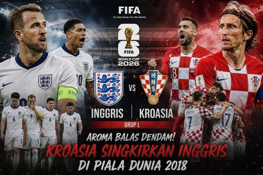 Big Match Piala Dunia 2026: Inggris vs Kroasia, Ujian Awal Dua Raksasa Eropa di Grup L