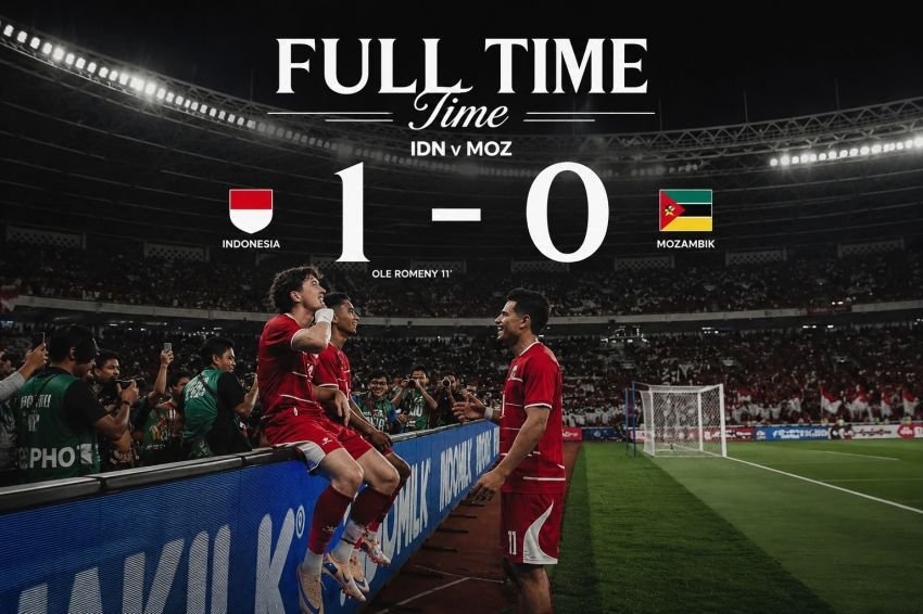 Garuda Menang Tipis, Romeny Jadi Pembeda Saat Indonesia Tekuk Mozambik
