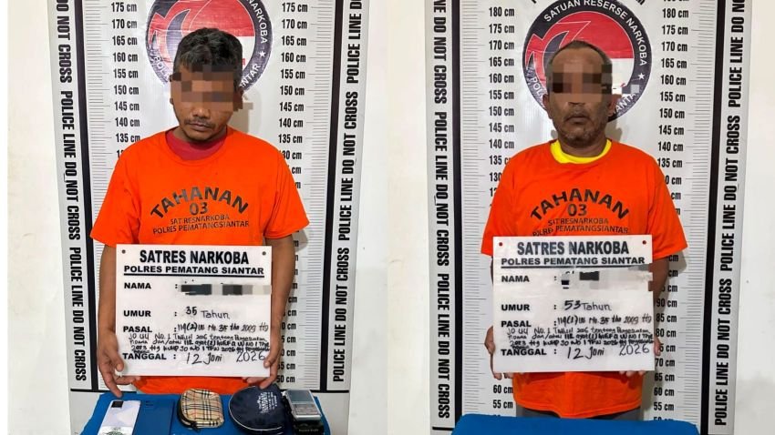 Jerat Pasal 114 UU Narkotika Menanti 2 Tersangka Sabu di Pematangsiantar