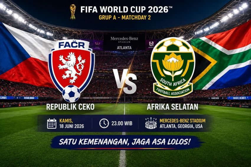 Ceko dan Afrika Selatan Berebut Peluang Bertahan di Piala Dunia 2026