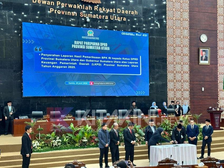 Gubernur Sumut Terima &ldquo;Wajar Tanpa Pengecualian&rdquo; dari BPK RI
