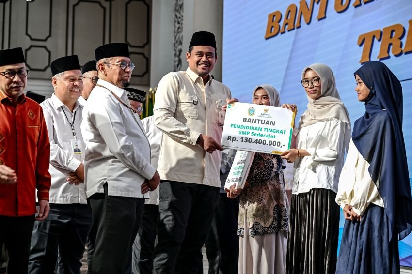Bobby Salurkan ZIS Rp3,5 Miliar kepada 5.051 Penerima Manfaat