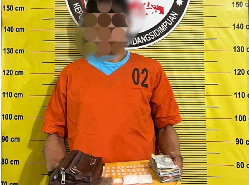 Polsek Batunadua Bekuk Pria Terduga Pengedar 41,36 Gram Sabu