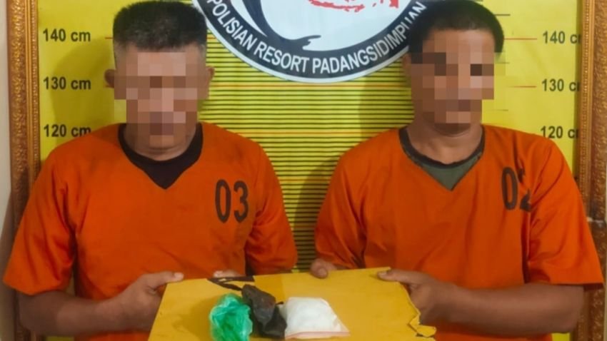 Polres Padangsidimpuan Gagalkan Peredaran Sabu 89,51 Gram, Amankan Dua Pria Asal Palas