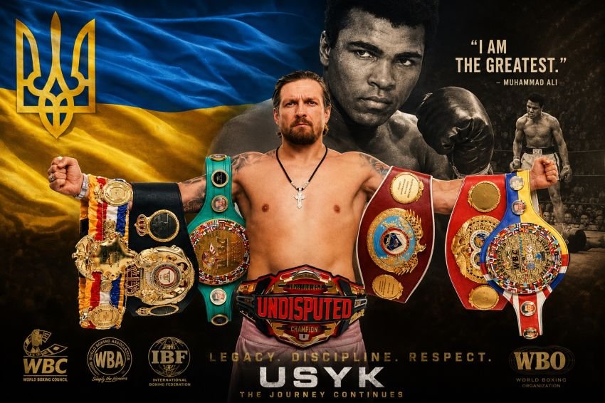 Usyk Lepas Semua Sabuk Juara, Isyaratkan Segera Pensiun:  Akan ada Last Dance