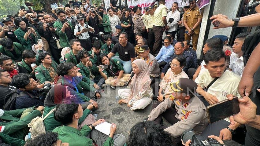 Erni Sitorus Temui Mahasiswa, Janji Kawal Aspirasi