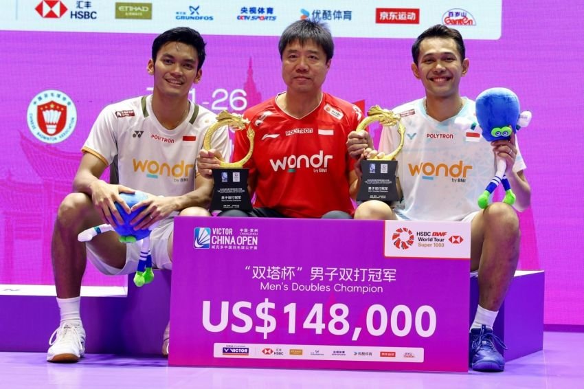 Fajar/Fikri Juara China Open 2026 Ganda Nomor Satu Dunia Tumbang: Tidak Mudah, Lawan All Out