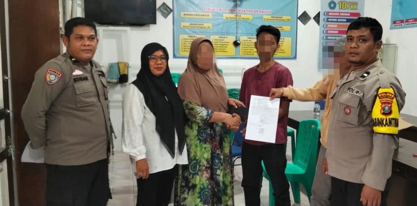 Restorative Justice, Polsek Kolang Mediasi Kasus Pencurian di Tapian Nauli