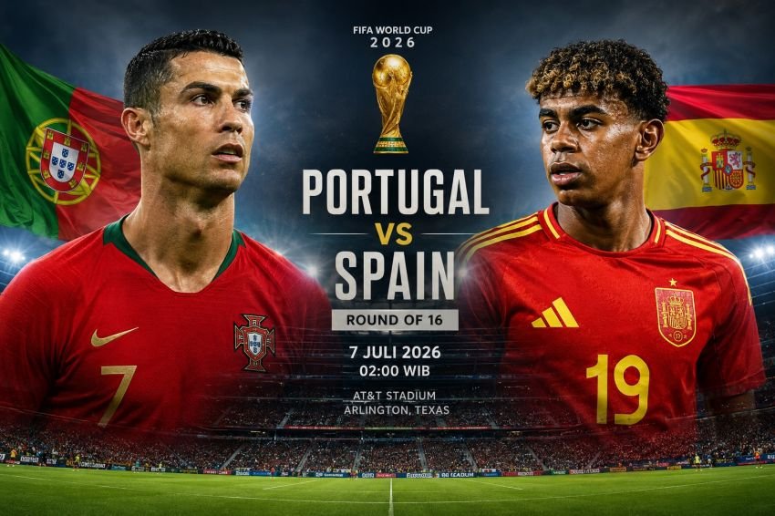 Final Kepagian! Pertarungan Epik Portugal vs Spanyol Berebut Tiket Perempat Final