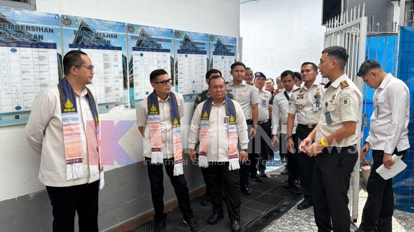 Staf Ahli dan Khusus Kemenimipas Tinjau Layanan Pemasyarakatan di Rutan Kelas I Medan