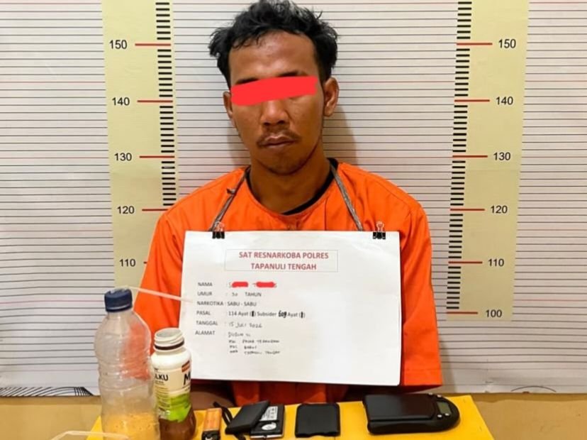 Polres Tapteng Tangkap Seorang Nelayan Terkait Kasus Narkotika di Barus