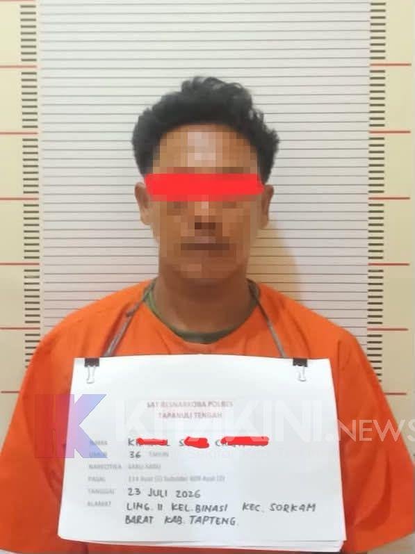 Polres Tapteng Ringkus Pengedar Sabu di Sorkam Barat