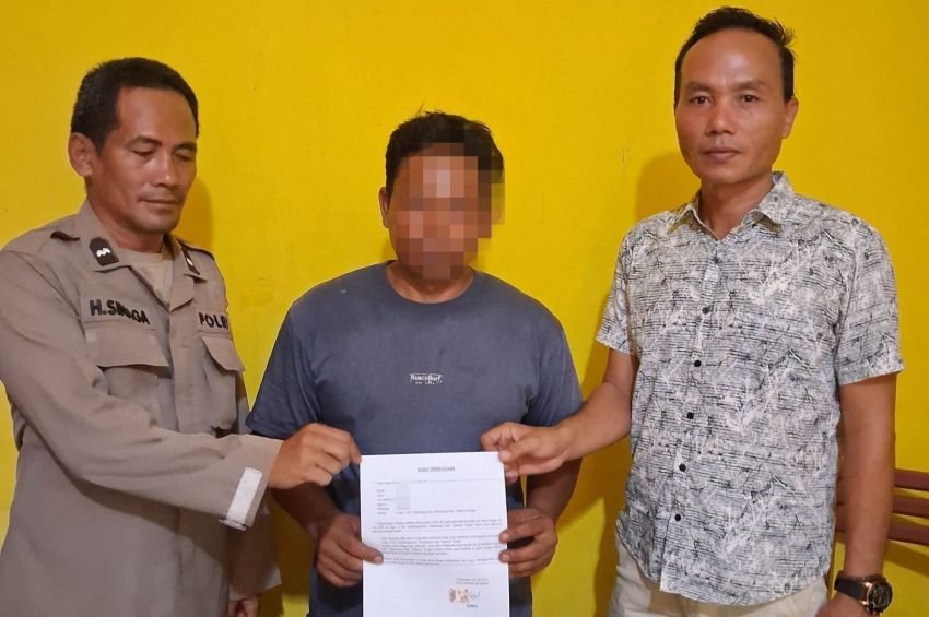 Polsek Sibabangun Amankan Pelaku Jukir Liar yang Resahkan Pengunjung Pasar Onan