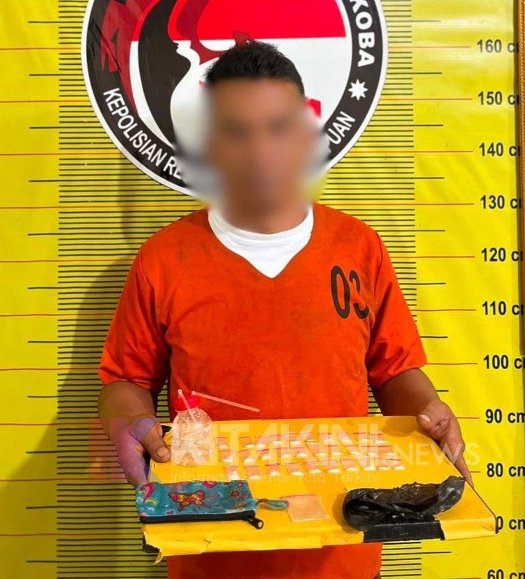 Satres Narkoba Polres Sidimpuan Tangkap Residivis Pengedar Sabu